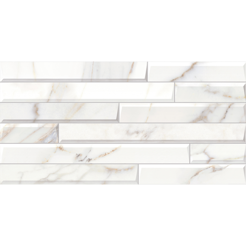 Плитка настенная Alma Ceramica Nevada Кирпичик 24,9X50 см 1,494 м2, детальное фото