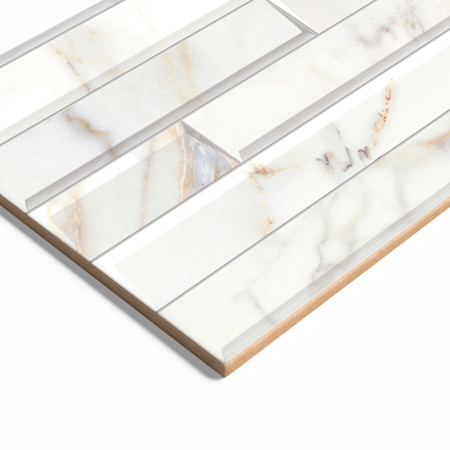 Плитка настенная Alma Ceramica Nevada Кирпичик 24,9X50 см 1,494 м2, вид