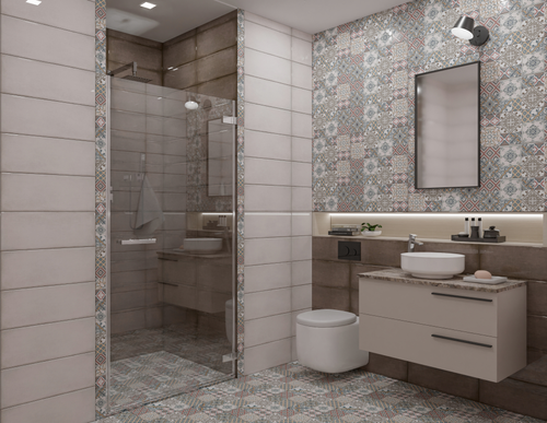 Плитка настенная Azori  Eclipse белый 20,1Х50,5 см 1,62 м2, изображение
