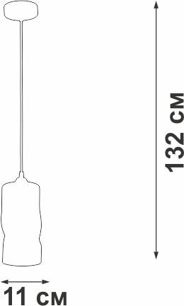 Подвес Vitaluce V4853-1/1S черный 1ХE27Х40Вт, крупный план