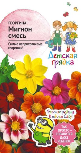 Семена Георгины Мигнон смесь ДГ 0,1 г, картинка