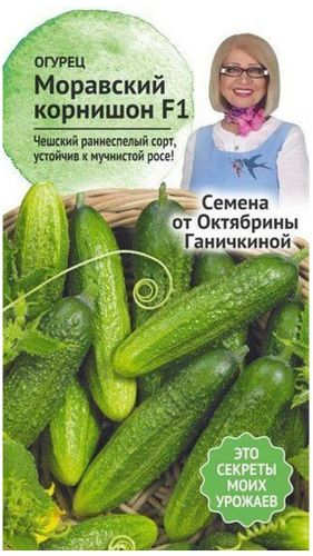 Семена Огурца Октябрина Ганичкина Моравский корнишон F1 3 г, фото