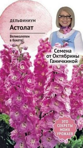 Семена Дельфиниума Октябрина Ганичкина Астолат 0,1 г, картинка