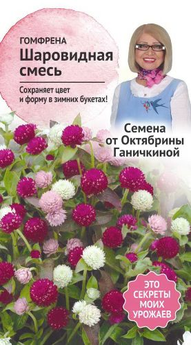 Семена Гомфрены Октябрина Ганичкина Шаровидная смесь 1 г, детальное фото