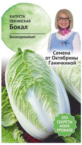 Семена Капусты Октябрина Ганичкина Бокал 0,3 г, крупный план