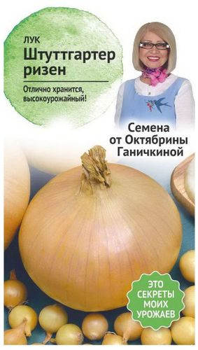 Семена Лука Октябрина Ганичкина Штуттгартер ризен 0,5 г, фотография