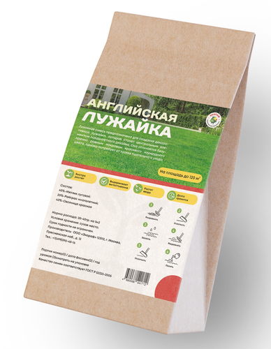 Семена газонной травы  «Английская лужайка» 5кг, изображение