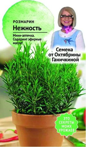 Семена Розмарина Октябрина Ганичкина Нежность 0,05 г, изображение