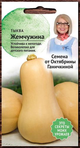 Семена Тыквы Октябрина Ганичкина Жемчужина 1,5 г, картинка