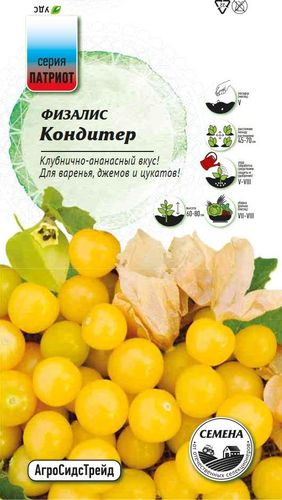 Семена Физалис Кондитер ПАТРИОТ, картинка