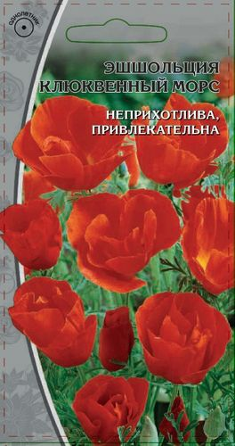 Семена Эшшольция Клюквенный морс 0,4 г, фото