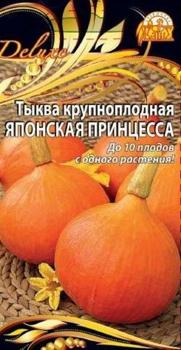 Семена Тыква Японская принцесса 2 г, крупный план