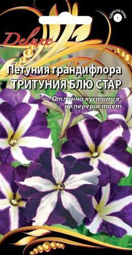 Семена петуния тритуния блю стар 20 шт, фото