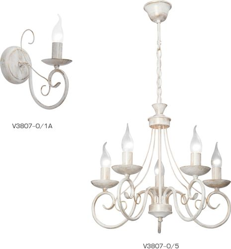 Бра Vitaluce V3807-0/1A белый 1ХE14Х40Вт, детальное фото