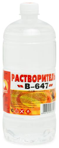 Растворитель B-647 1 л, вид