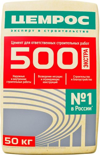 Портландцемент ЦЕМРОС со шлаком ЦЕМ II/А-Ш 42,5Н М500 Тара/50кг, картинка