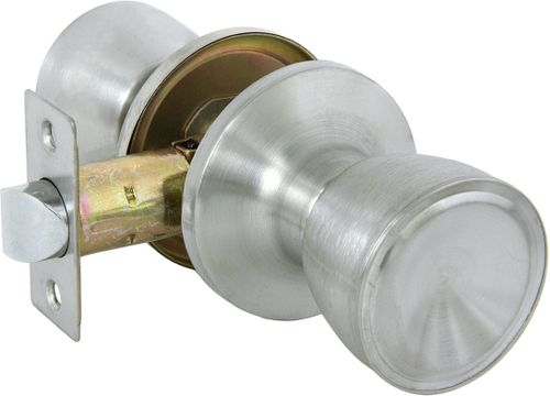 Дверная ручка для двери в санузел ФАБРИКА ЗАМКОВ матовый никель, фото