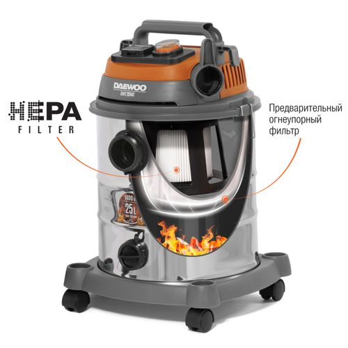 Пылесос универсальный DAEWOO DAVC 2514S 1400 Вт, изображение