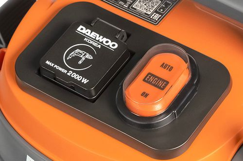 Пылесос строительный DAEWOO DAVC 2516S, крупный план