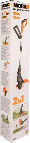 Триммер электрический WORX 550Вт, wg119e, крупный план