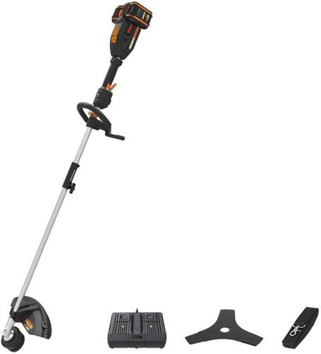 Триммер аккумуляторный WORX Nitro 20В 4Ач, акб+з/у, wg186e.1, фото