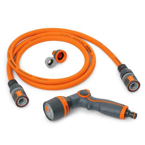 Тележка DAEWOO со шлангом 20м и набором для полива 1/2", Dwr 2126, картинка