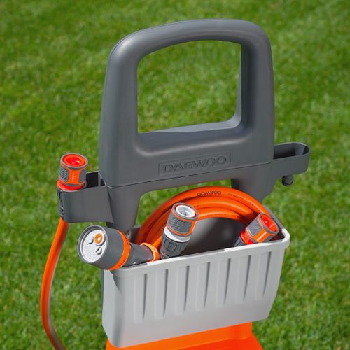 Тележка DAEWOO Smart cart со шлангом 40м и набором для полива, Dwr 4040, изображение