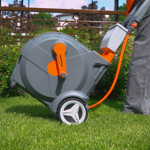Тележка DAEWOO Smart cart со шлангом 40м и набором для полива, Dwr 4040, вид
