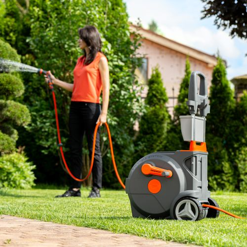 Тележка DAEWOO Smart cart со шлангом 40м и набором для полива, Dwr 4040, детальное фото