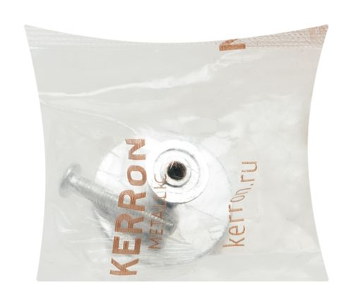 Ручка-кнопка хром KERRON K-1060, фотография