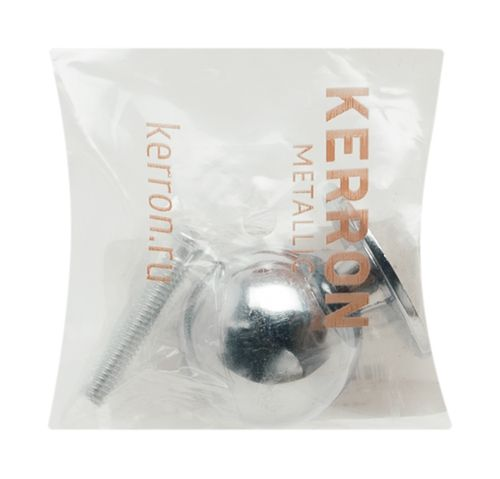 Ручка-кнопка хром KERRON K-1120, изображение