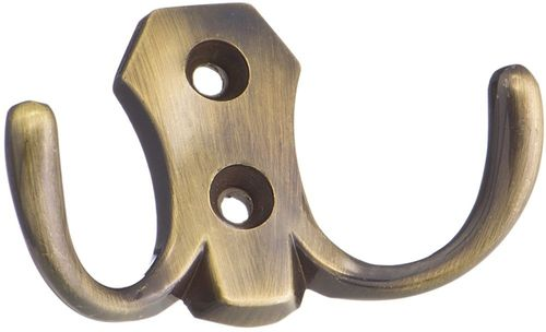 Крючок мебельный KERRON Hooks KR 0020 AB двойной бронзовый, фотография