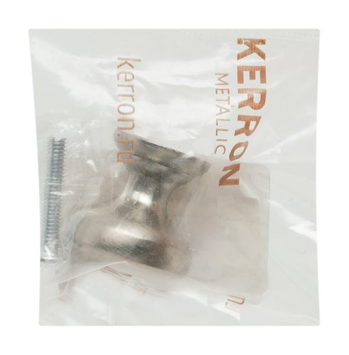 Ручка-кнопка сталь KERRON K-2360 ST, крупный план