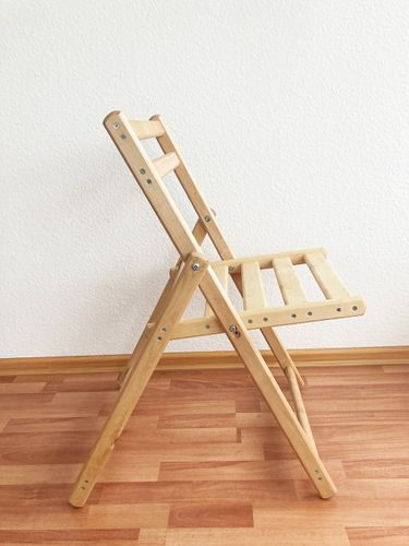Стул складной Симфония 82x50x64 см, дерево, крупный план