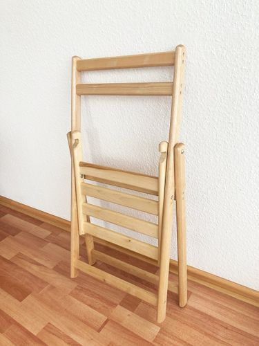 Стул складной Симфония 82x50x64 см, дерево, крупный план