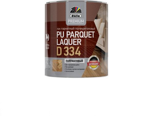"DufaPremium" Лак PU PARQUET LAQUER D3340,75л, фотография