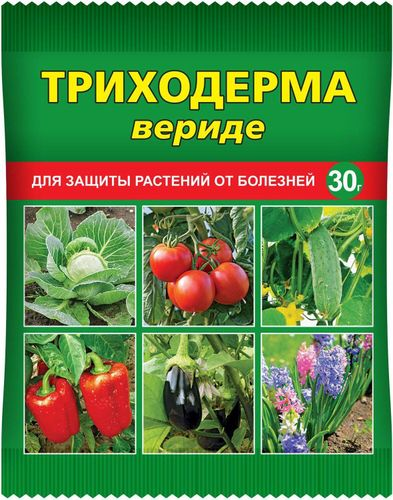 Средство защитное от болезней Ваше хозяйство Триходерма вериде 30 гр, вид