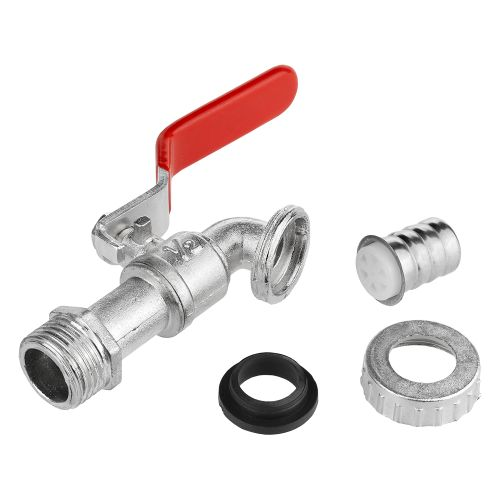 Кран шаровой MASTERPROF водоразборный со штуцером 1/2", цинк, вид