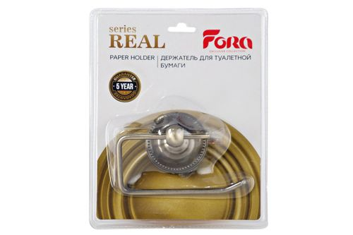 Держатель для туалетной бумаги REAL FORA, крупный план