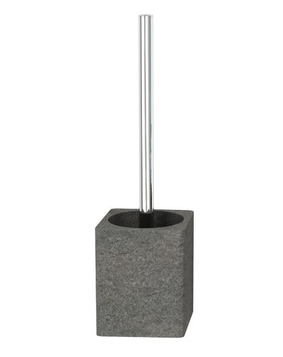 Ершик для унитаза STONE BLACK полирезин, картинка