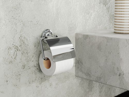 Держатель для туалетной бумаги с крышкой "DROP" FORA, детальное фото