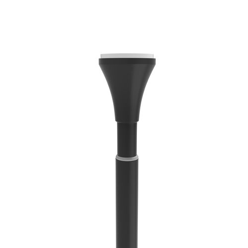Карниз для ванной TOKITO 130-240 см, черный матовый TOK-240BLK, фотография