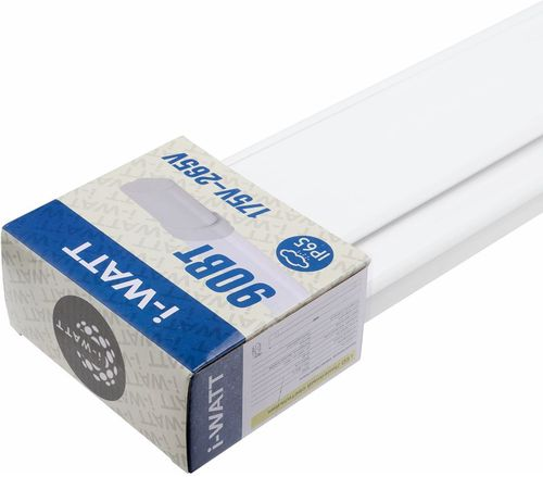 Линейный светильник i-WATT LED i -14108 6400K 90W IP65 9000Лм, крупный план