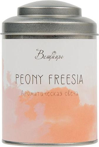 Ароматическая свеча PEONY FREESIA 75x75x110 мм, фото