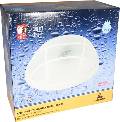 Светильник AQUA OPAK APLIK 400-000-113 IP65 D=204ммх86мм, крупный план
