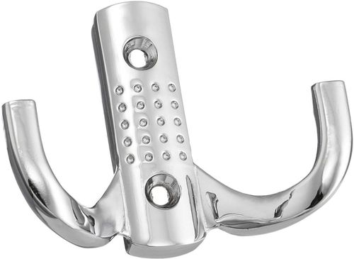 Крючок мебельный KERRON Hooks KR 0061 двойной хромовый, детальное фото