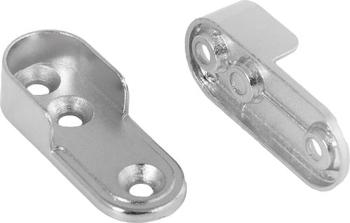 Держатель Palladium для овальной штанги хром 6х16.5 см, детальное фото