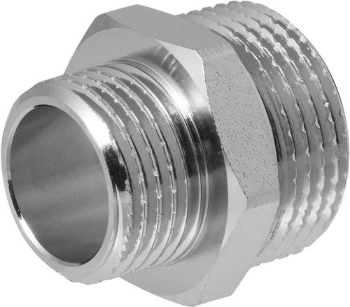 Ниппель-переходник MASTERPROF 3/4"х1/2", латунь, изображение