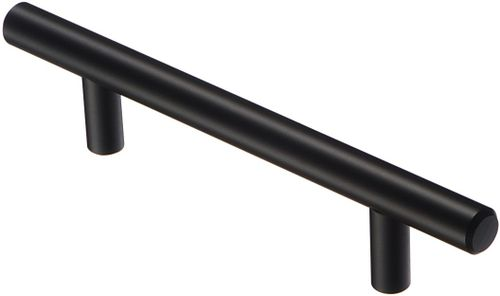 Ручка-рейлинг 96 мм матовый черный KERRON R-3020-96 BL, детальное фото