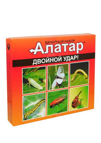 Алатар двойной удар, бинарный набор на 20л, крупный план
